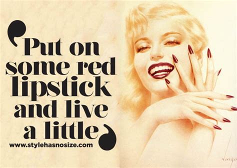 funny red lipstick sayings.